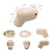NENRENT S570 Bluetooth Earbud,Smallest Mini Invisible V4.1 Wireless Bluetooth Earpiece Headset Headphone Earphone with Mic Hands-Free Calls for iPhone iPad Samsung Galaxy LG HTC Smartphones 1pcs(Nude)