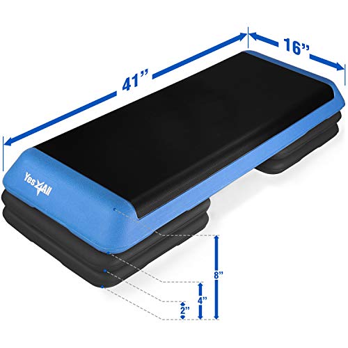 Plataforma aeróbica para entrenar en casa con step funcional Yes4All 5