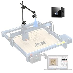 ATOMSTACK AC1 Lightburn Camera voor lasergraveermachine, 500 W pixels, industriële groothoeklens met nauwkeurige positionering, time-lapse-fotografie voor lasergraveermachine van alle merken