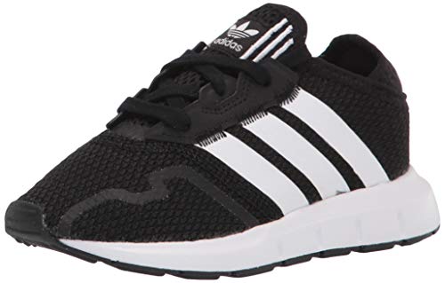 adidas Originals Swift Essential Sneaker, Black/White/Black, 13.5 US Unisex Little Kid