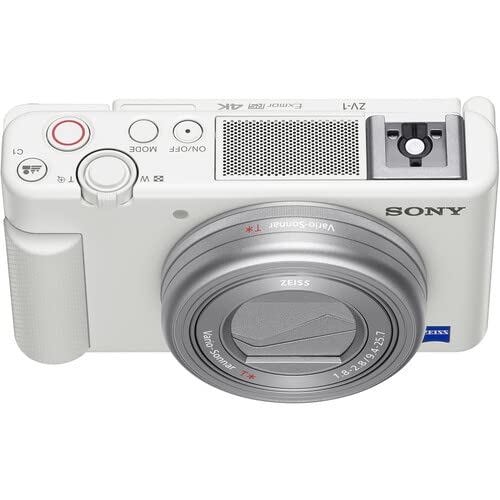 Amazon.com : Sony ZV-1 Digital Vlogging Camera White (DCZV1/W