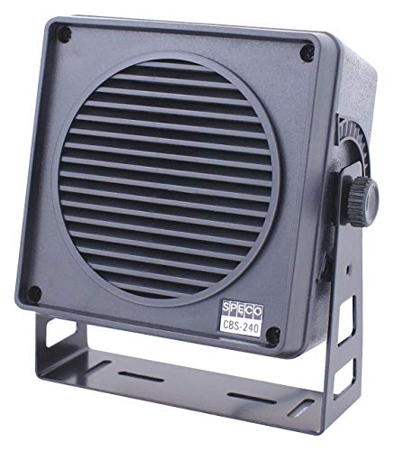 Speaker, 1.2 lb., Black, 88dB