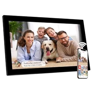Rollei Smart Frame WiFi 210 Digitaler Bilderrahmen Eiche