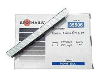 Spotnails 35506 5/16" Staples Carton of 20 Boxes