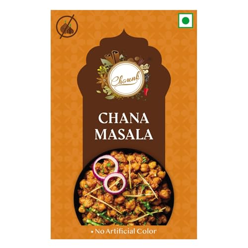 Image of Chounk 100% Pure Punjabi Chana Masala 100g (100g x Pack of 1) Powder No Onion No Garlic Ready To Cook Powder Masala