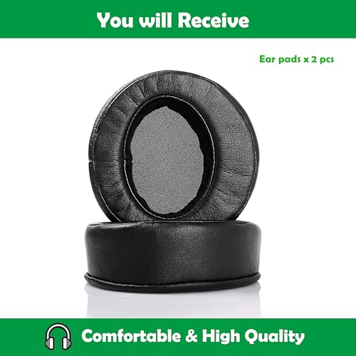 Earpads Cushion Compatible with Status Audio CB-1 Headphone Ear Pads Replacement con cuero de proteína suave y espuma viscoelástica miniatura 3