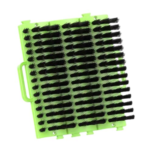 RNXRZANK Equestrian Brush for Horse Grooming and Cleaning Pets, Green