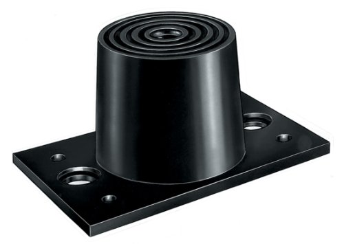 Mason ND-C-RED Neoprene Double Deflection Floor Mount Vibration Isolator, 1/2