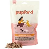 Pupford Freeze Dried Training Treats for Dogs & Puppies, 475+ Two Ingredient Bites (Chicken, 4 oz)