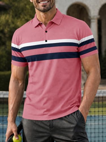 Image of Noble Monk T-Shirt for Men || Half Sleeves Men's T-Shirt || Solid Polo || Multicolor Tshirt