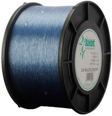Ande A2-50BC Back Country Monofilament, 2-Pound Spool, 50-Pound Test, Blue Finish