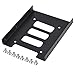 Price comparison product image TRIXES Black Metal Internal Mounting Kit for 2.5 Inch SSD Laptop Drives & 3.5 Inch Hard Disk Drives - Bracket for Hard Drive - High Performance Mounting Replacement for Hard Drive