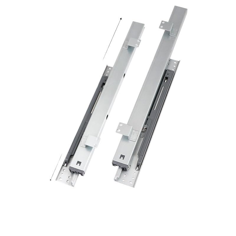 Guías para cajones con riel lineal extraíble y rieles plegables de soporte inferior doméstico