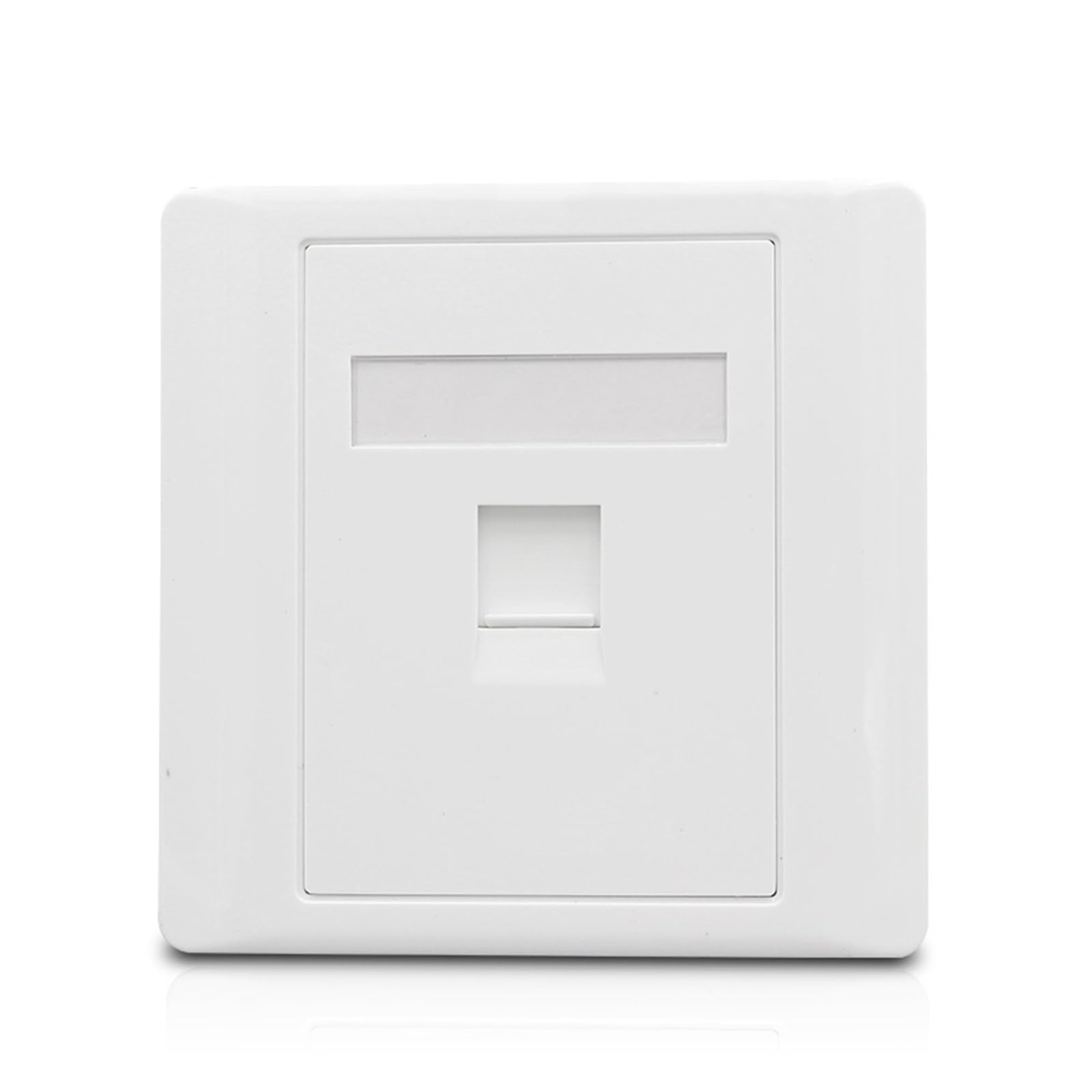 Plaque murale 1 port CAT8 CAT 7 RJ45 Panneau LAN CAT.7 Prise réseau CAT.8(CAT7)