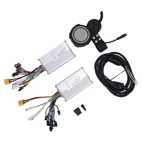52V 25A 1200W Bike Controller Kit, Brushless Motor Controller and Scooter LCD Display Control Panel Electric Bike Controller Scooter Controller Electric Bicycle Speed Controller