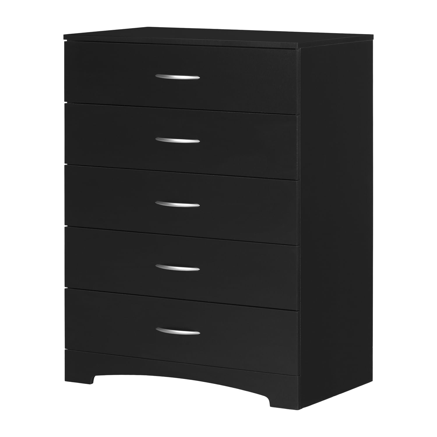 South Shore Step One 5-Drawer Chest Pure Black, Contemporary