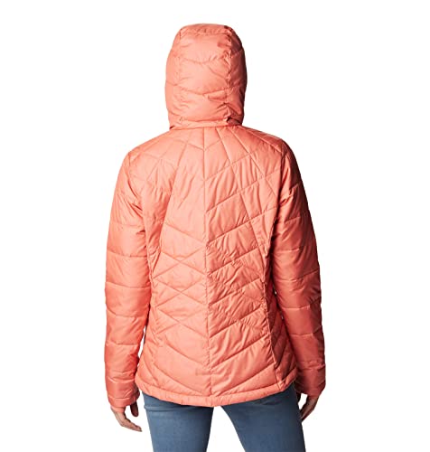 Image of Columbia Women's Omni-Heat Reflective Heavenly Hooded Hiking & Trekking Down Standard Length Jacket