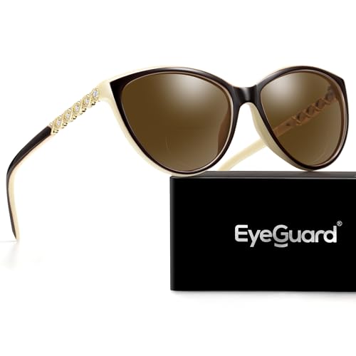 EYEGUARD Bifocal Reading Sunglasses for Women Stylish Sun Readers Glasses UV400 Protection Outdoor Reading Glasses +1.50