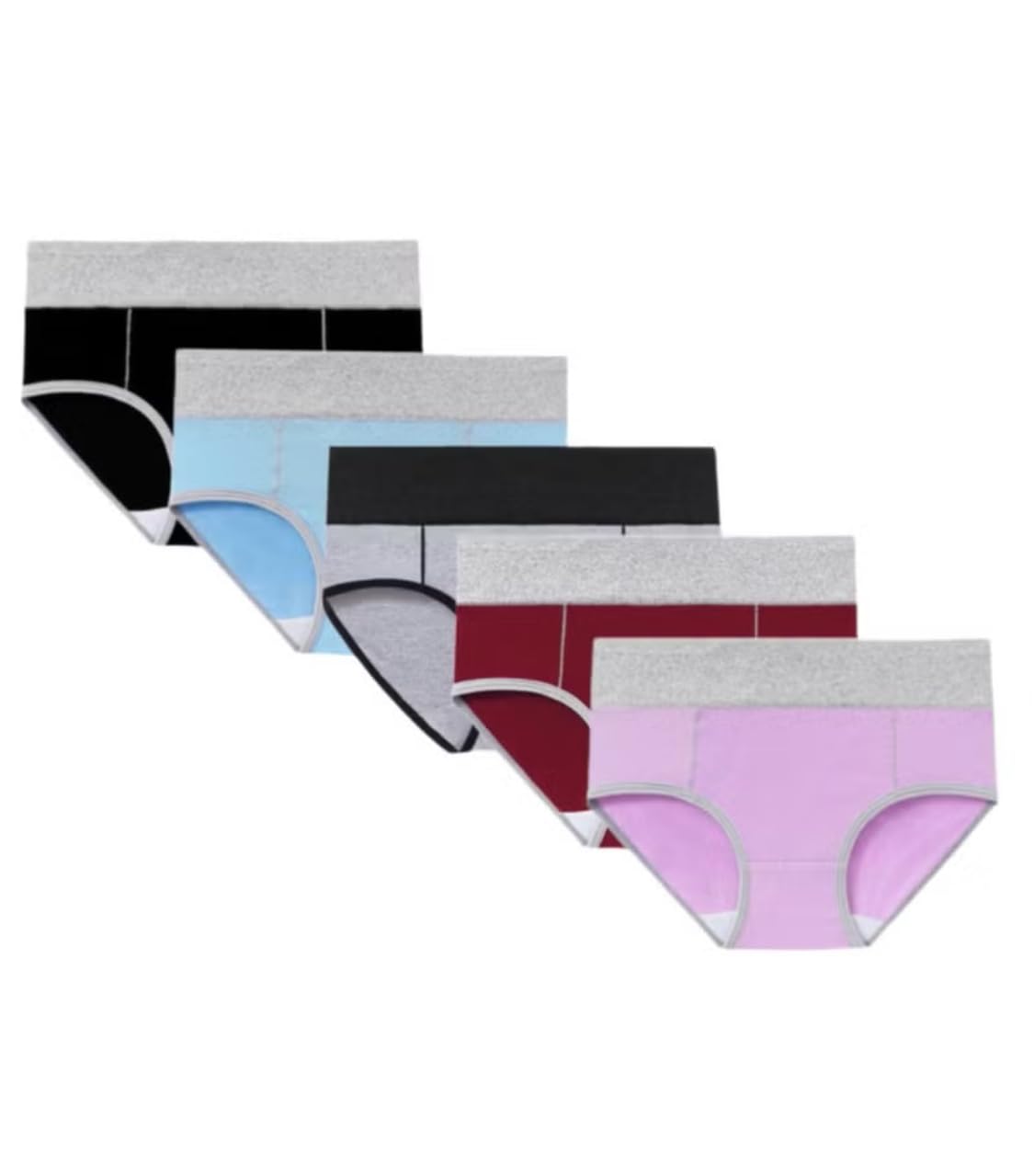 5-Pack 4 PackHigh waisted underwear, Tommy Control Panty,women's postpartum body shaping, waist shaping, hip lifting,