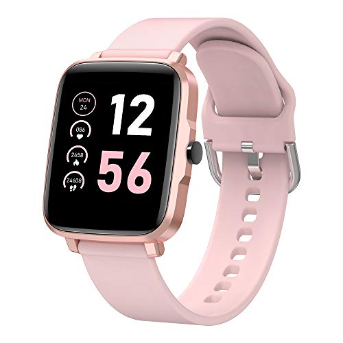 Image of 'Smart Fit' Big 1.54 inch Full Touch Screen Smart Watch , Body Tempreture,Dynamic HR+BP Monitoring,Multiple Sports Modes, Female Health Tracker with Extra Band