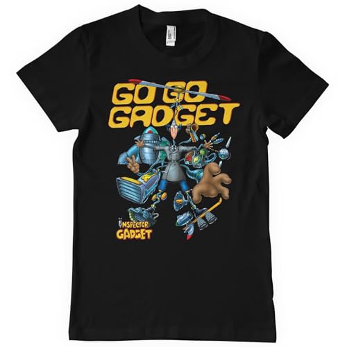 T-Shirt pour Hommes Inspector Gadget avec Licence Officielle Coupe Standard