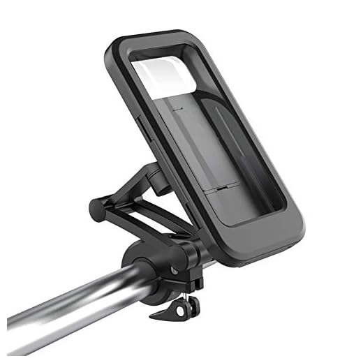 Telefonhållare för cykel, 360° rotation cykel telefonmontering, cykel styre väska med vattentålig ram, för iPhone Samsung Huawei och 4-7 enheter