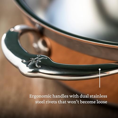 Image of Hestan - CopperBond Collection - Copper Dutch Oven, Induction Cooktop Compatible, 5-Quart
