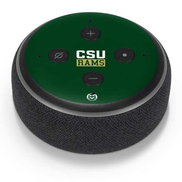 Skinit Decal Audio Skin Compatible with Amazon Echo Dot 3 - Officially Licensed Colorado State University CSU Rams Design