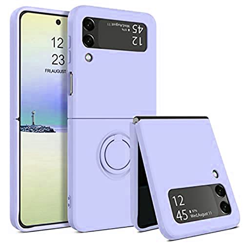 Funda de teléfono magnética con Soporte de Anillo para Samsung Galaxy Z Flip 4