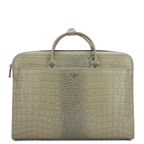 Image of Da Milano Leather Laptop Bag - Fits Upto 15 inch Laptop (SL-10051M-B)