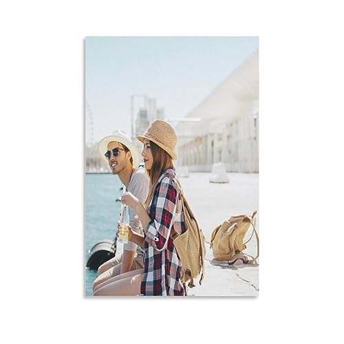 Tableau mural couple photo 40x60cm pour sublimer la décoration de votre chambre
