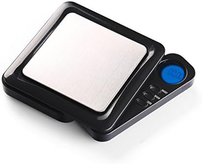 TBBSC Weigh Scales,High Precision Digital Pocket Scale 200g/0.01g Reloading, Jewelry and Gems Scale(Black)