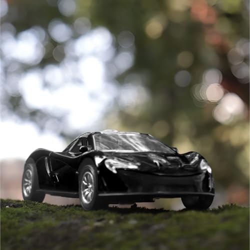 Image of ADITI TOYS Die Cast Car for Kids Alloy Metal Pull Back Car Toy Car Toy Vehicle with Openable Doors & LED Lights Car for Kids Collectible Toy Vehicle Gift for Kids Boys Girls BIS Approved (Black)