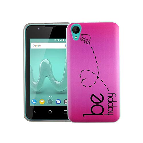 König Design Etui pour Téléphone Mobile Compatible avec Wiko Étui en Silicone Housse Sturzsichere Couverture Arrière Étui pour Téléphone Portable - Be...