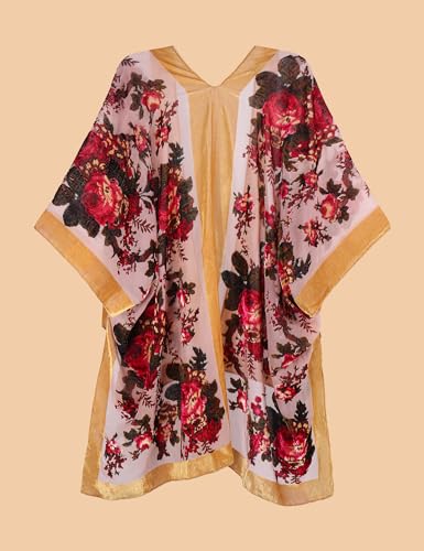 Image of MJ SERECA Women's Casual Long Velvet Kimono