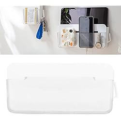 Soporte De Pared Para Celular INIFLM Organizador Soporte para Teléfono Celular Montado en la Pared Estante Caja de Almacenamiento en la Pared Soporte para Teléfono Celular Junto a la Cama Caja de Control Remoto para el Hogar Sopor