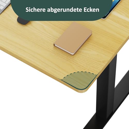 Schreibtischplatte Alldre Tischplatte 140 x 80 cm, 2,5 cm stark