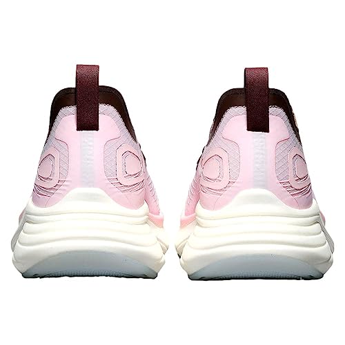 APL Athletic Propulsion Labs Women's Streamline Sneakers, Bleached Pink/Chocolate/White, 8.52