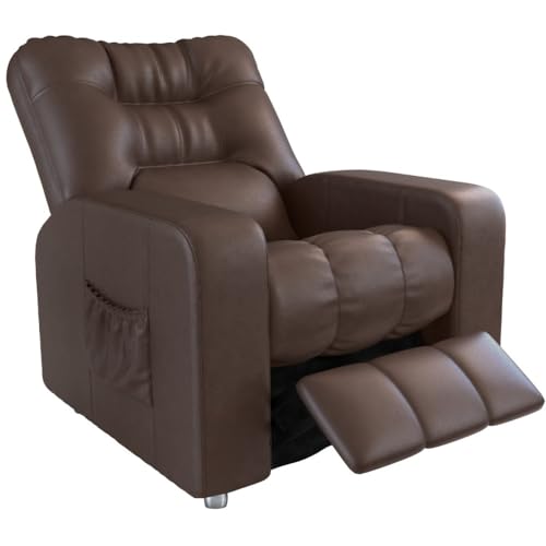 Poltrona do Papai Reclinável Azera Matrix Corino Marrom