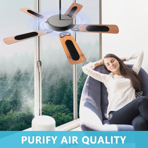 image for AesoKone 12 Pack Activated Carbon Ceiling Fan Filters, Transform Your 