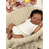 Zero Pam Bebe Reborn Garcon Silicone Plein Corps, 45CM Poupee Bebe Reborn Réaliste Poupon Garcon Dormir comme Un Vrai Bébé avec Accessoires Jouets pour Garçons