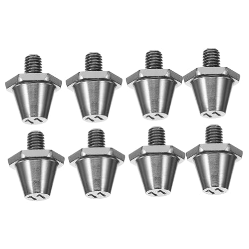 BESPORTBLE 8pcs Training Accessories Metal Track Spikes for Running Shoes Improve Grip and Speed