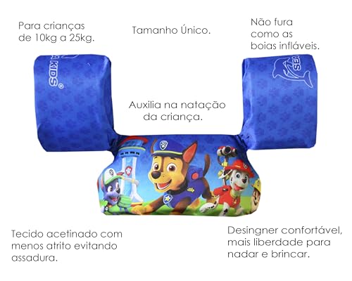 SEA KIDS, BOIA COLETE SALVA-VIDAS INFANTIL SEA KIDS BRAÇO E PEITORAL PAT MASC