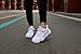 YAVY White Tennis Sneakers Knitted Shoes for Girls Kids Sneakers Boys Fashion Lightweight Running Breathable Athletic Shoes for Big Kid Size 5