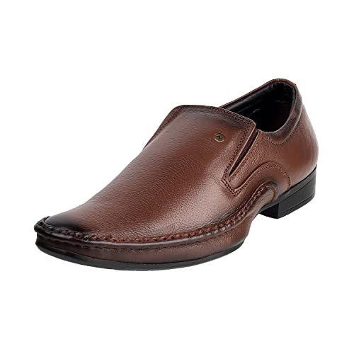 Image of Metro Men's Faux Leather Formal Stylish Moccasin Loafer Shoes