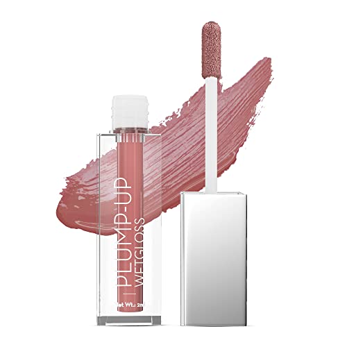 Swiss Beauty Plump-Up Wet Lightweight Lip Gloss With High Shine Glossy Finish For Fuller And Plump Lips | Shade- Deep Desire, 2Ml|