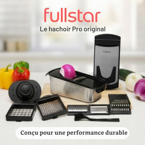 Fullstar Pro Core - Coupe Légumes, Râpe et Mandoline Cuisine - 8 Lames – vue 2