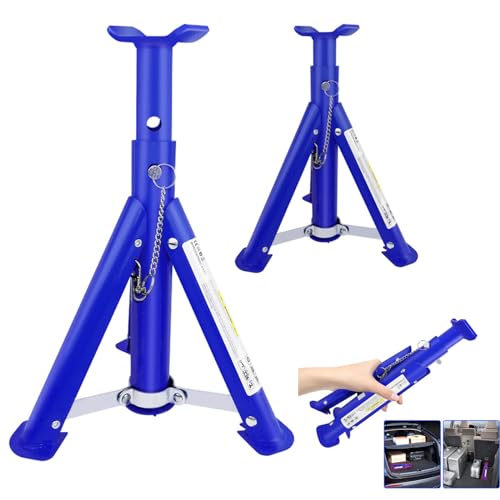 A Pair 3Ton Ratchet Axle Stands Floor Jack Stand Car Lifting Garage Lifting jack