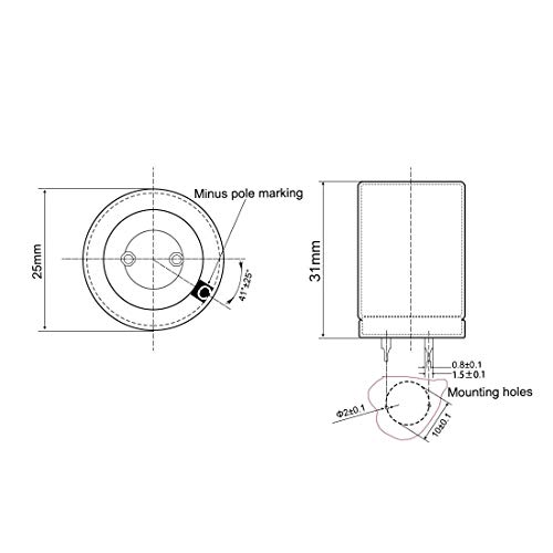 Condensatore 330uF 250 V, condensatori