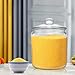 Maredash 1 Gallon Glass Canister, Cookie Jar & Candy Jar with Airtight Lid, Large Food Storage Container for Buffet, Coffee & Flour, Laundry Room Storage & Pantry